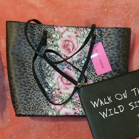 Handbags - Betsey Johnson Tote NWT& bag